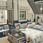 Simsphony - Cozy Crafty & Knitting Studio Bedroom