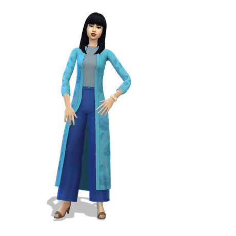 Blue Confidence Styled Look