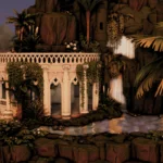 Hidden Fairy Home Beneath the Waterfall | Summer Court | ACOTAR-inspired build