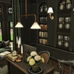 Simsphony - Dark Academia Victorian Office & Library