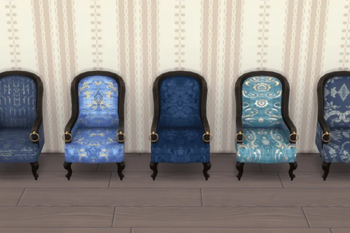 Royal blue Armchair