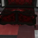 Crimson Nocturne Bedroom Set