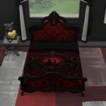 Crimson Nocturne Bedroom Set