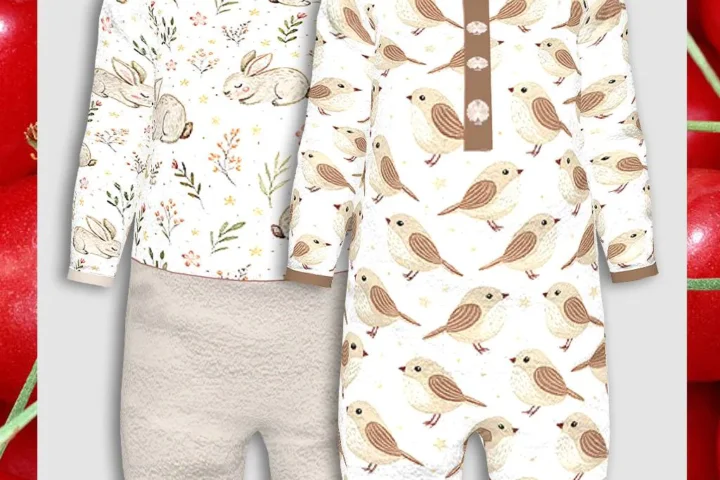 Toddler Beige Nursery Pajamas
