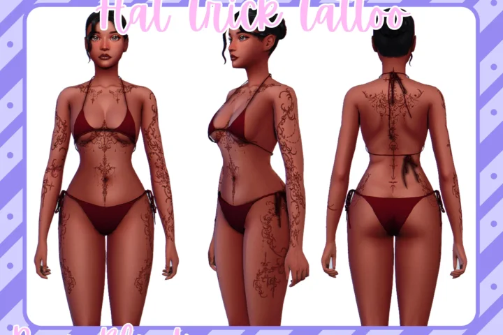 RavenBlends Hat Trick Tattoo