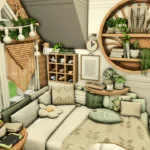 Simsphony - Cozy Green Botanical Gamer Room