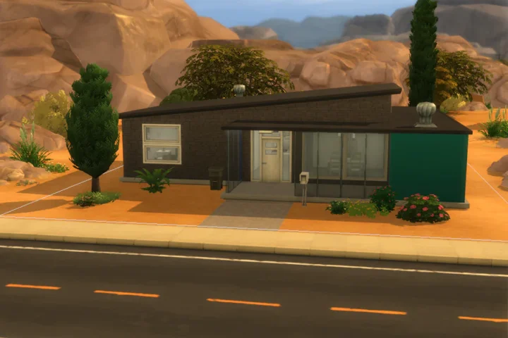 Base Game Home-Sandtrap Flat-No CC- No DLC