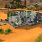 Base Game Home-Sandtrap Flat-No CC- No DLC