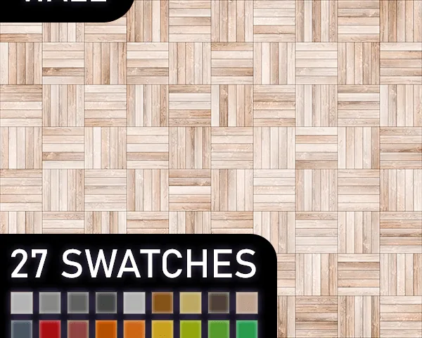 🧱 [ESI] Braided Duskwood (Wall) | Wall