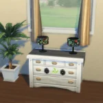 Vintage style lamps and dressers
