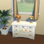 Vintage style lamps and dressers