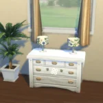 Vintage style lamps and dressers