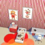 Circus themed kids room accessories