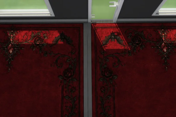 Crimson Nocturne Gothic Rug Base Game