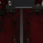 Crimson Nocturne Gothic Rug Base Game