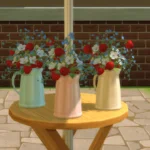 Wild Strawberry Pitcher Bouquet