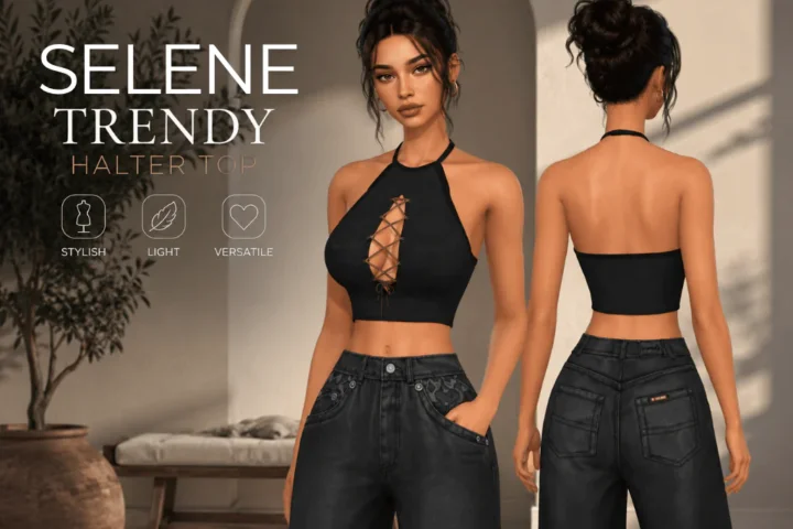 SELENE HALTER TOP
