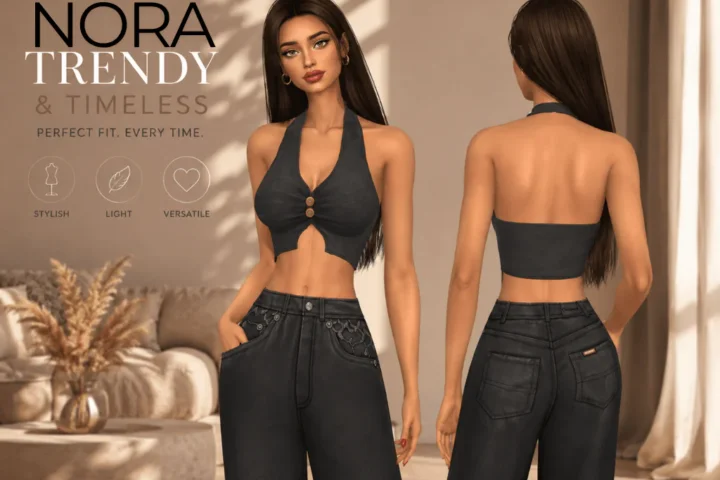 NORA HALTER TOP