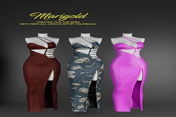 MARIGOLD TS4 SOFIA LONG DRESS