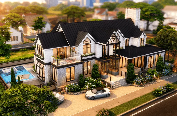 Modern Family Estate – Luxury Mansion with Pool