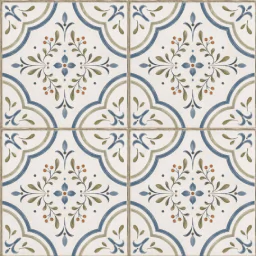 The Olive & Azure Manor – Heritage Floor Tile Collection