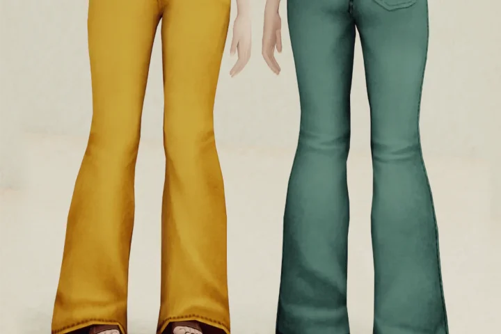 Golden Hour Belted Flared Pants