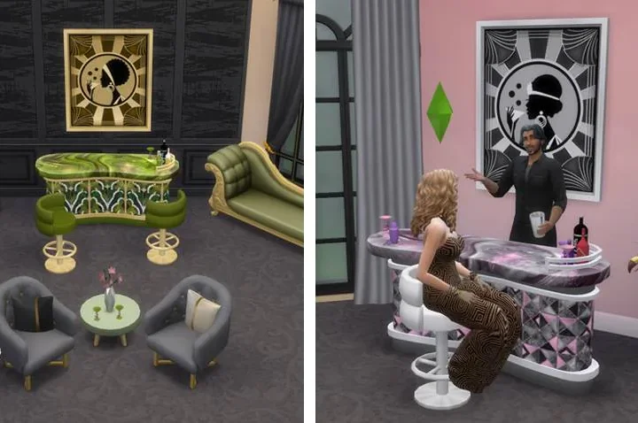 Art Deco Glam Bar Set
