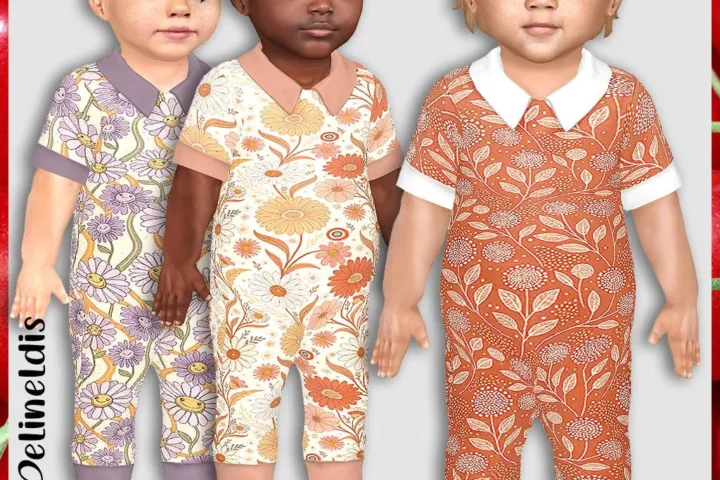Infants Groovy Boho Jumpsuits