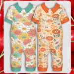 Infants Groovy Boho Jumpsuits