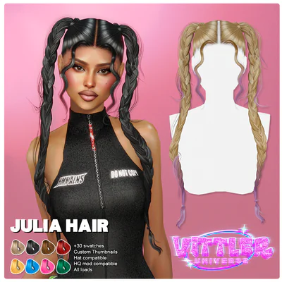 Julia Female Hair