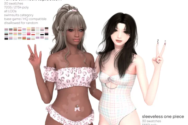 cute swimwear mini set