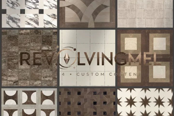 RevolvingMel The Bear Collection | Sims 4 Custom Flooring