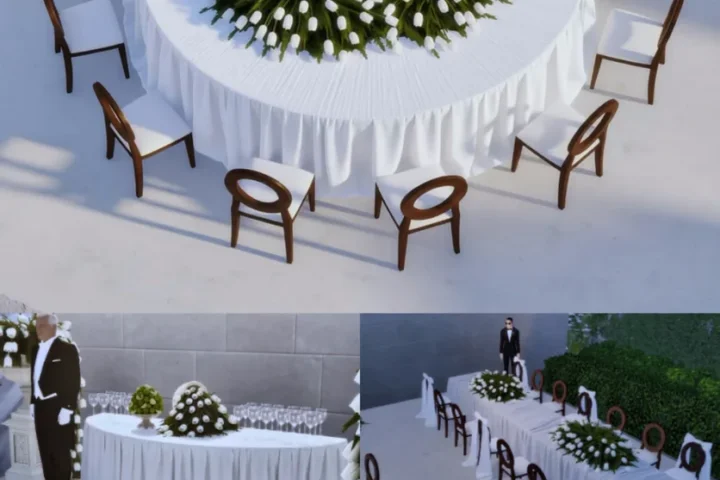 SimWearsPrada Le Bal des Débutantes | Part IV The Tables & Seating Collection