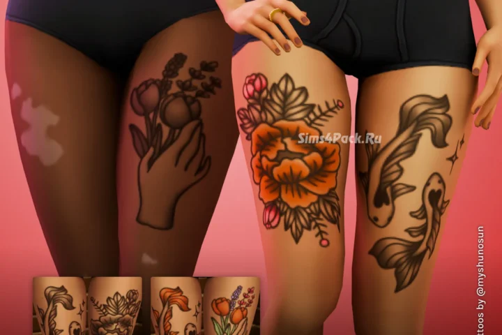 Тату для бедер "Leftover Tattoos"