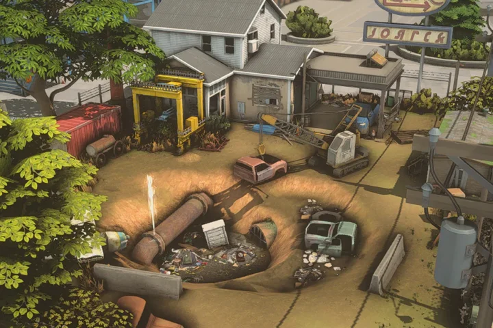Old Gas Station and Junk Yard - NO CC