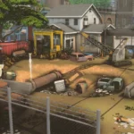 Old Gas Station and Junk Yard - NO CC