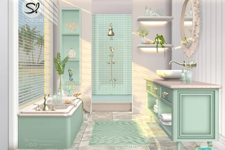 Saltwater Bathroom Green -Room 🦪