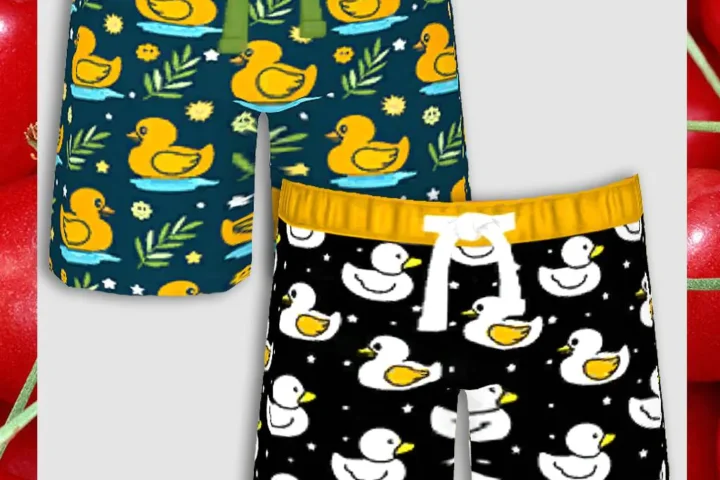 Toddler Rubber Duck Swim Shorts