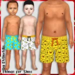 Toddler Rubber Duck Swim Shorts