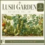 LUSH GARDEN BOTANICALS WALL MURALS