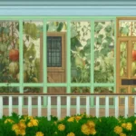 LUSH GARDEN BOTANICALS WALL MURALS