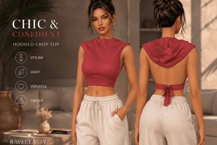 Scarlett Hooded Crop Top