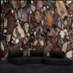 Bejeweled Marble Stone Walls