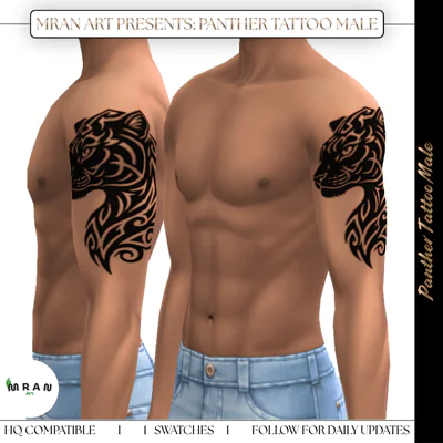 Panther Tattoo Male