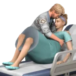 Sim in labour Posepack