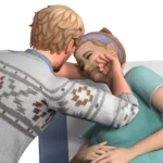 Sim in labour Posepack