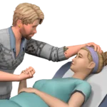 Sim in labour Posepack