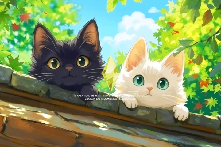 [Miss-K-Lo] - Sunlit Kitten Peek-a-boo - Loading Screen