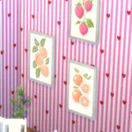 Set of 3 fruit paintings