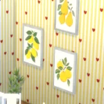 Set of 3 fruit paintings